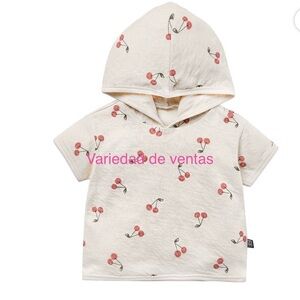 Cherry Print Kids Hoodie